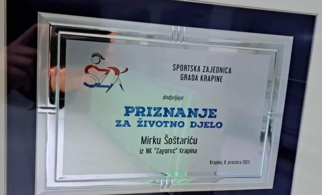 Sportska zajednica Grada Krapine: “Napustio nas je gospodin Mirko Šoštarić”